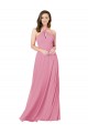 Wholesale Chiffon Prom Dress with Keyhole Front UK