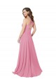 Wholesale Chiffon Prom Dress with Keyhole Front UK