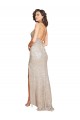 Wholesale Ruched Back Mermaid Sparkling Sequin Prom Dress with Beaded Spaghetti Straps UK