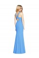 Wholesale Flattering Trumpet Long Sleeveless Prom Dress with Open Back UK