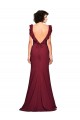 Wholesale Crepe Slip Prom Dress with Ruffled Straps UK