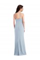 Wholesale Flattering Trumpet Maxi Crepe Prom Dress with Front Slit UK