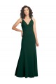 Wholesale Form Fitting Stretch Crepe A-Line Prom Dress UK